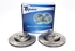 Тормозные диски 260 mm x 22 mm перфорированные с насечками Nissan Tiida C11 TA-TECHNIX EVOBS20161P