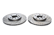 Тормозные диски 285 mm x 25 mm перфорированные с насечками Opel Signum TA-TECHNIX EVOBS20163P