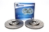 Тормозные диски 285 mm x 25 mm перфорированные с насечками Saab 9-3X TA-TECHNIX EVOBS20163P