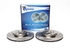 Тормозные диски 284 mm x 22 mm перфорированные с насечками Fiat Punto / Grande Punto TA-TECHNIX EVOBS20426P