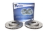 Тормозные диски 256 mm x 24 mm перфорированные с насечками Kia Joice TA-TECHNIX EVOBS2260P
