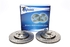 Тормозные диски 256 mm x 22 mm перфорированные с насечками VW Polo 6R TA-TECHNIX EVOBS2479P