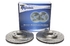 Тормозные диски 260 mm x 24 mm перфорированные с насечками Opel Tigra Twintop TA-TECHNIX EVOBS2724P