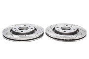 Тормозные диски 266 mm x 22 mm перфорированные с насечками Peugeot Partner TA-TECHNIX EVOBS2770P