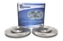 Тормозные диски 280 mm x 25 mm перфорированные с насечками Opel Zafira B TA-TECHNIX EVOBS2798P