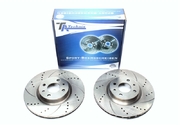 Тормозные диски 284mm x 22mm перфорированные с насечками Peugeot Bipper AA TA-TECHNIX EVOBS2938P