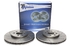 Тормозные диски 280 mm x 25 mm перфорированные с насечками Opel Astra H Twintop TA-TECHNIX EVOBS2980P