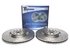 Тормозные диски 345 mm x 30 mm перфорированные с насечками Skoda Superb 3T TA-TECHNIX EVOBS4518P