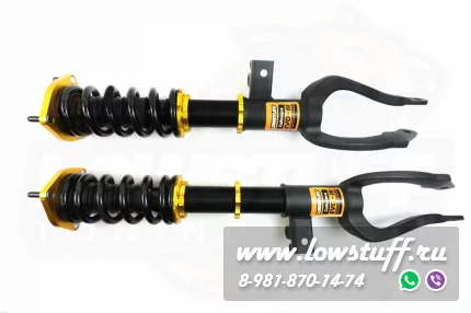 BMW F10 F01 F06 xdrive Винтовая подвеска койловеры с регулировкой высоты и жесткости LOWSTUFF EVO-III LSCSBM313