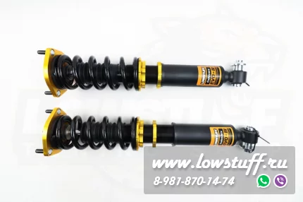 BMW F10 F01 F06 xdrive Винтовая подвеска койловеры с регулировкой высоты и жесткости LOWSTUFF EVO-III LSCSBM313