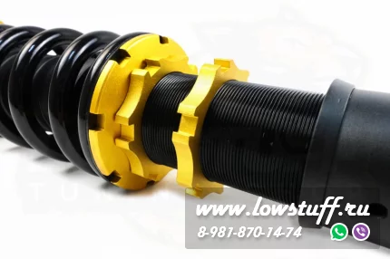 BMW F10 F01 F06 xdrive Винтовая подвеска койловеры с регулировкой высоты и жесткости LOWSTUFF EVO-III LSCSBM313