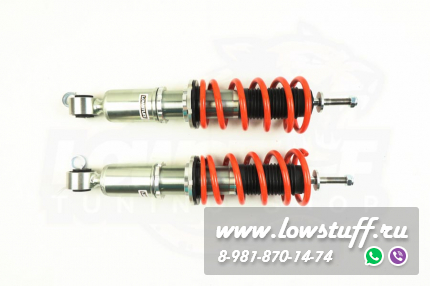 Toyota Corolla E12, E13 Runx Allex Fielder Matrix винтовая подвеска с регулировкой высоты и преднатяга LOWSTUFF EVO-II LSCSTO202