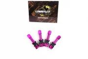 Ниппеля алюминиевые / вентиля для бескамерных шин RAYS Purple фиолетовые 4 шт. разборные алюминиевые