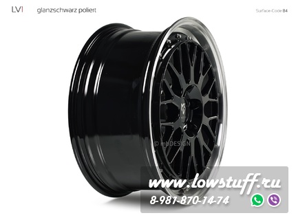 mbDESIGN LV1 Black polish 17" 18" 19" 20"
