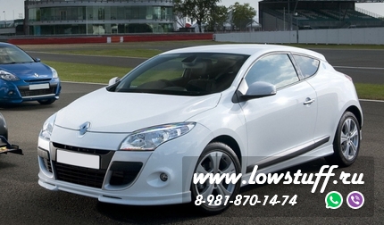 Спойлер (губа) переднего бампера RENAULT MEGANE III