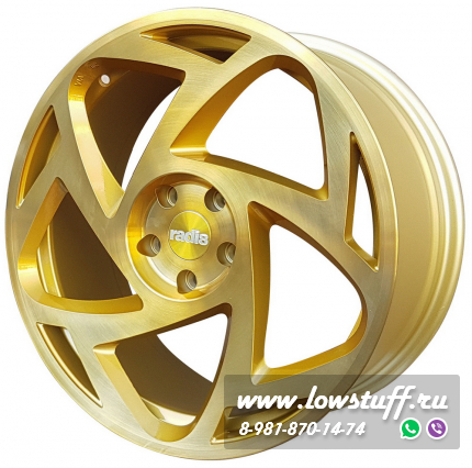 Диск Radi8 r8s5 R19 8,5J PCD 5x112 ET 45 Brushed Gold (Limited Edition)