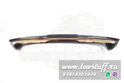 VW Golf 6 R look Спойлер крышки багажника черный глянцевый LOWSTUFF RDSCWG6R20GLBK