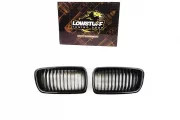 BMW E38 1994-2001 Решетки радиатора ноздри черные глянцевые одинарные shadow line LOWSUFF RGBM38X1GLBK