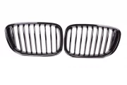 Решетки радиатора BMW 5 GT F07 2008-2013 ноздри черные глянцевые одинарные LOWSTUFF RGBMF07X1GB