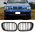 BMW X5 E53 preLCI дорестайлинг 1999-2003 решетки радиатора ноздри черные глянцевые сдвоенные LOWSTUFF LOWSTUFF RGBMWE53X2GLBL
