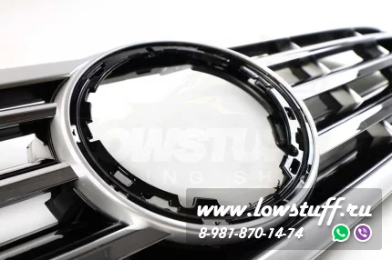 VW Passat CC LCI рестайлинг 2013-2017 решетка радиатора хром без парктроника LOWSTUFF RGVWPASССLCICHR