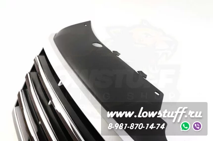 VW Passat CC LCI рестайлинг 2013-2017 решетка радиатора хром без парктроника LOWSTUFF RGVWPASССLCICHR