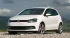 VW Polo 6R, Polo Sedan 2009 - 2015 решетка радиатора GTI черная глянцевая с красными полосами и отверстием для эмблемы LOWSTUFF RGVWPO6RGTILWBRS