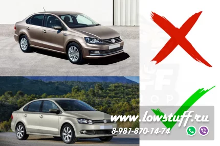 VW Polo 6R, Polo Sedan 2009 - 2015 решетка радиатора GTI черная глянцевая с красными полосами и отверстием для эмблемы LOWSTUFF RGVWPO6RGTILWBRS