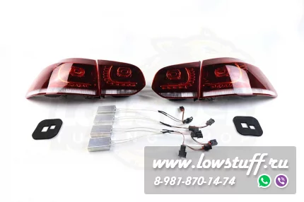 VW Golf 6 задние фонари R20 Look диодные LOWSTUFF TLVWG6R20LKKIT