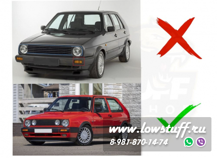 VW Golf 2, Jetta 2 указатели поворота в широкий бампер тонированные хрусталь LOWSTUFF TSLFVWG2LCISMKCH